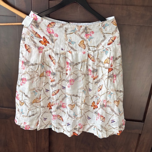 Designer  100%  linen skirt lined - Picture 5 of 5